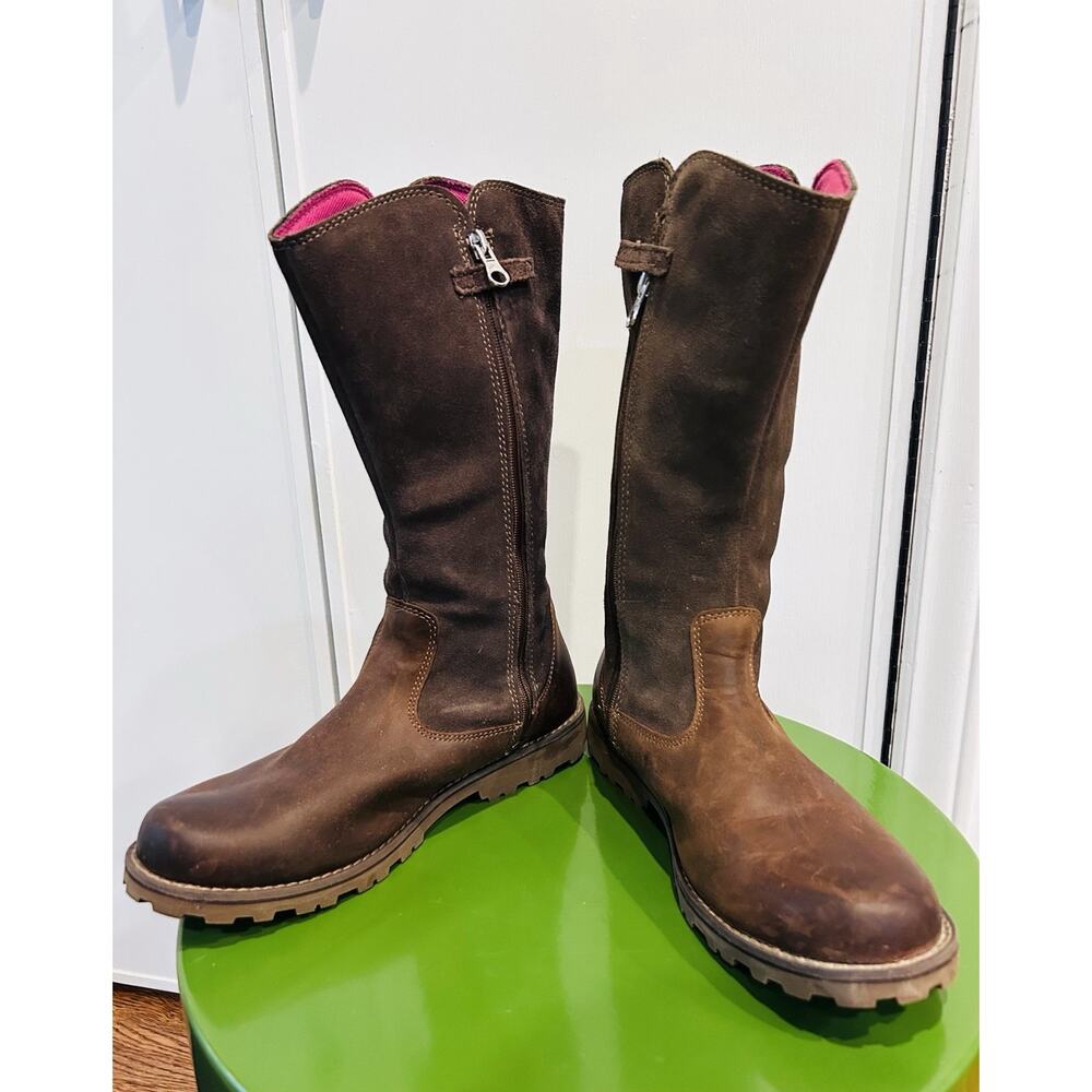 TIMBERLAND 8491R Asphalt Trail Skyhaven Boots Leather Brown Size 5.5